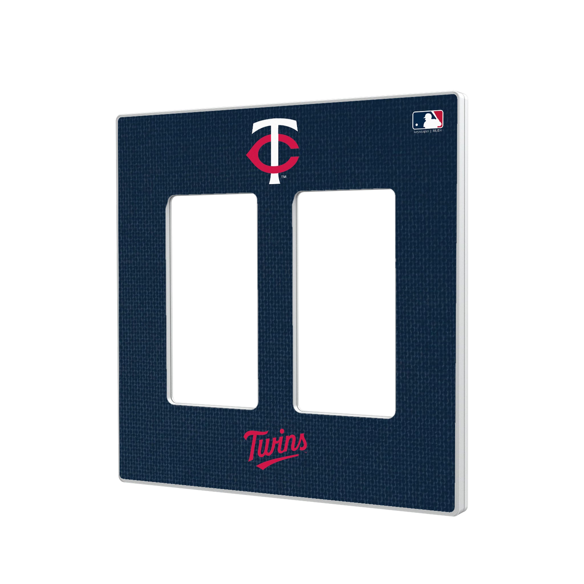 Minnesota Twins Solid Hidden-Screw Light Switch Plate
