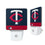 Minnesota Twins Stripe Night Light 2-Pack