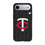 Minnesota Twins Text Backdrop MagSafe Compatible Phone Case for Apple iPhone