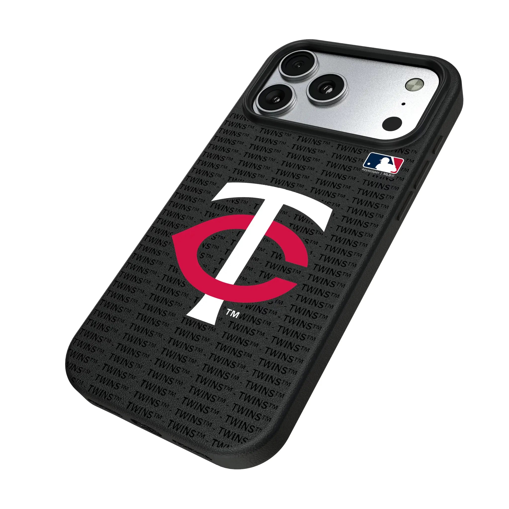 Minnesota Twins Text Backdrop MagSafe Compatible Phone Case for Apple iPhone