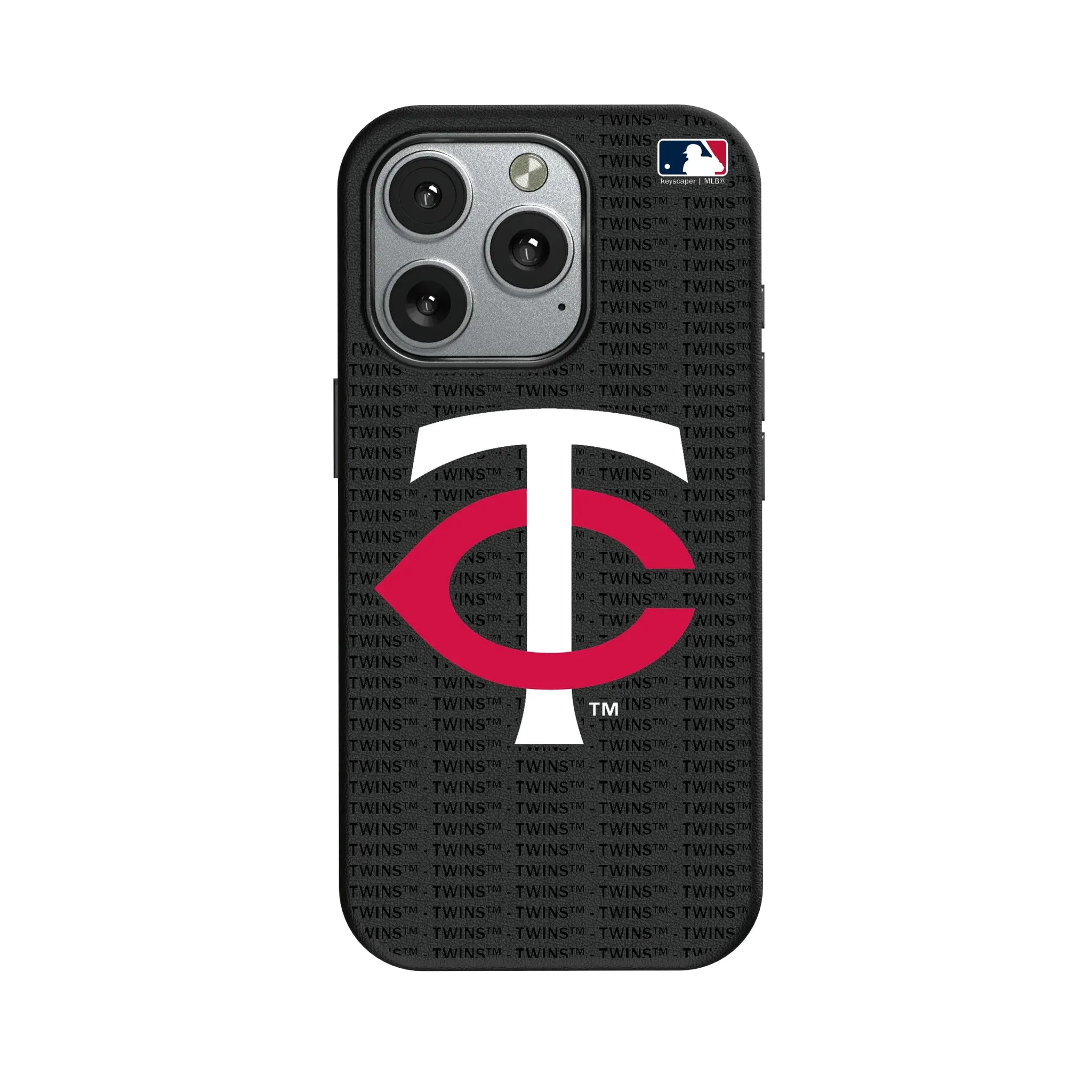 Minnesota Twins Text Backdrop MagSafe Compatible Phone Case for Apple iPhone