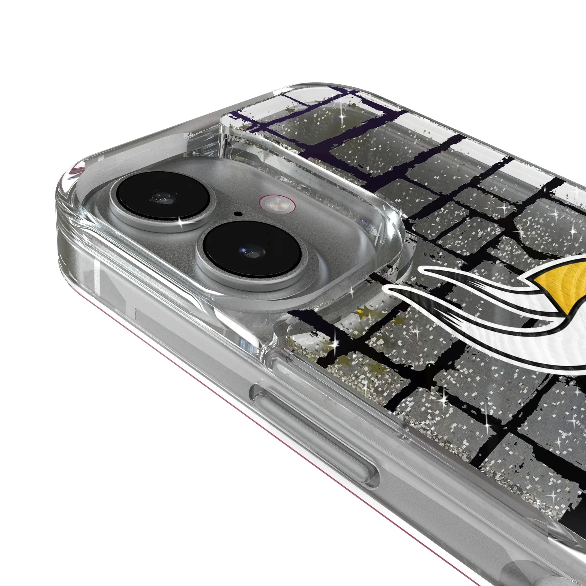Minnesota Vikings Brick Glitter Phone Case for Apple iPhone