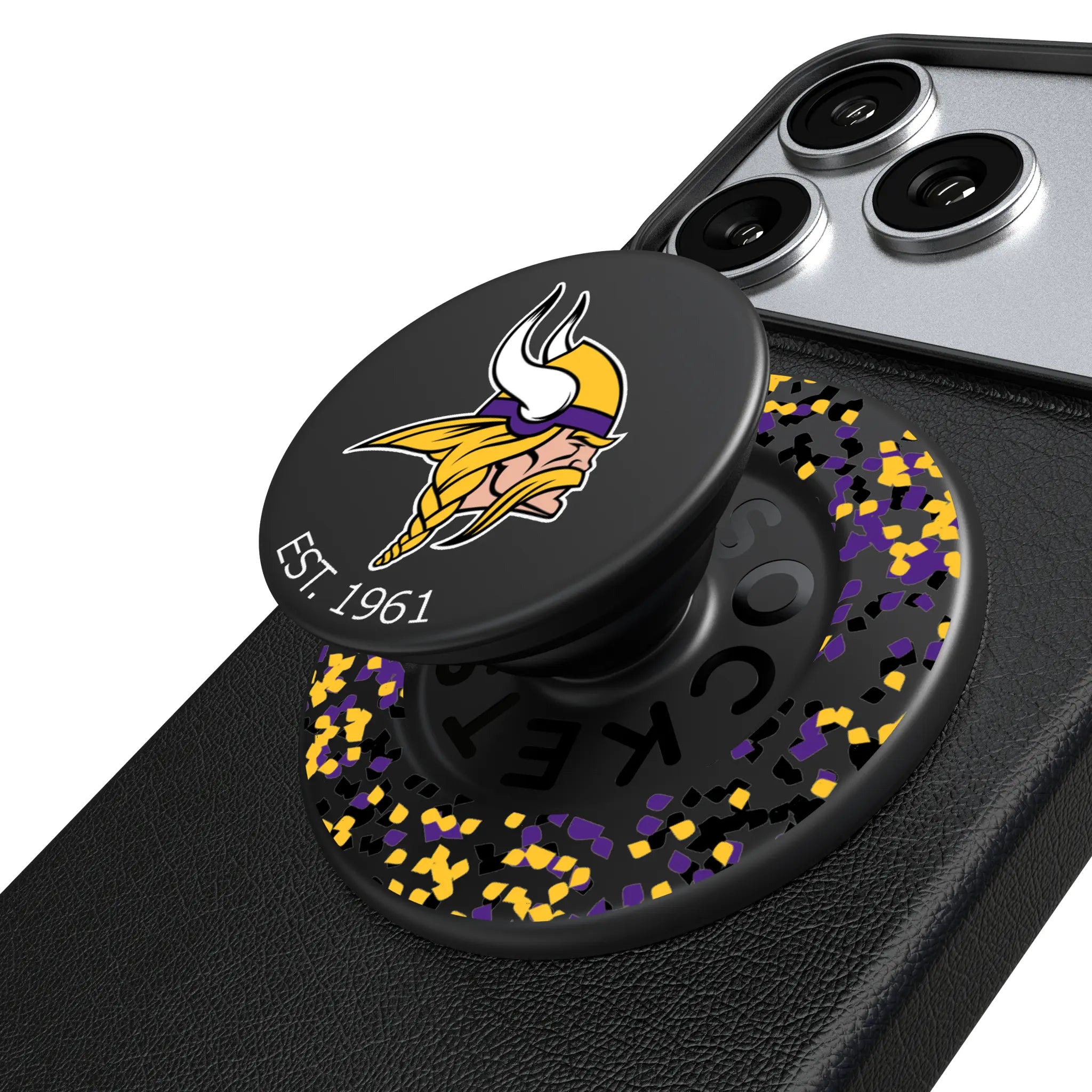 Minnesota Vikings Confetti PopSockets Magnetic Phone Grip and Stand