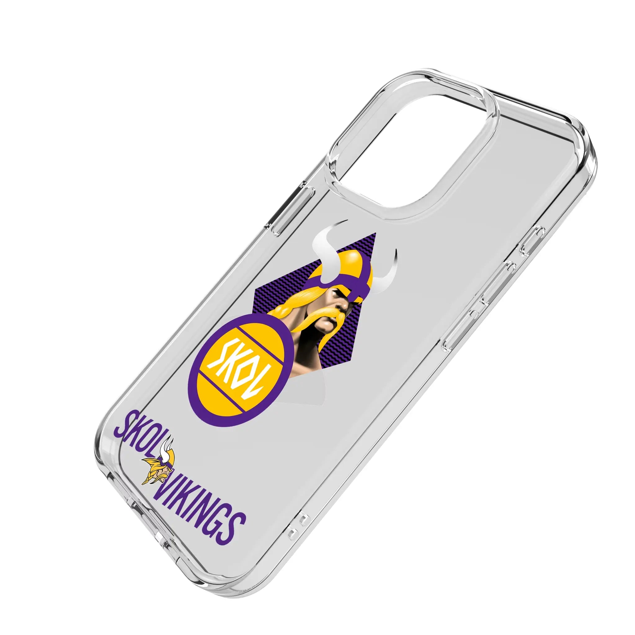 Minnesota Vikings 2024 Edition Clear Phone Case for Apple iPhone