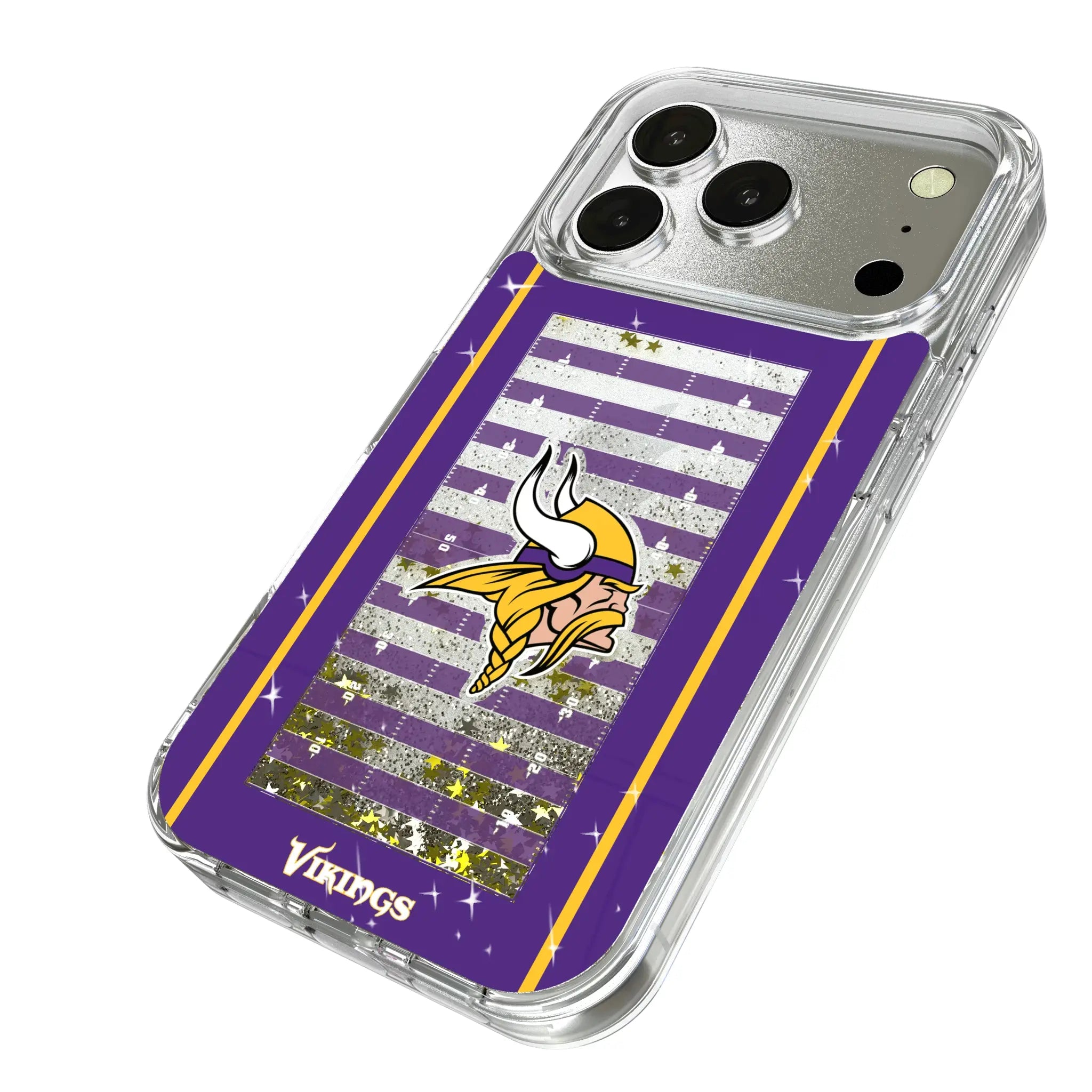 Minnesota Vikings Field Glitter Phone Case