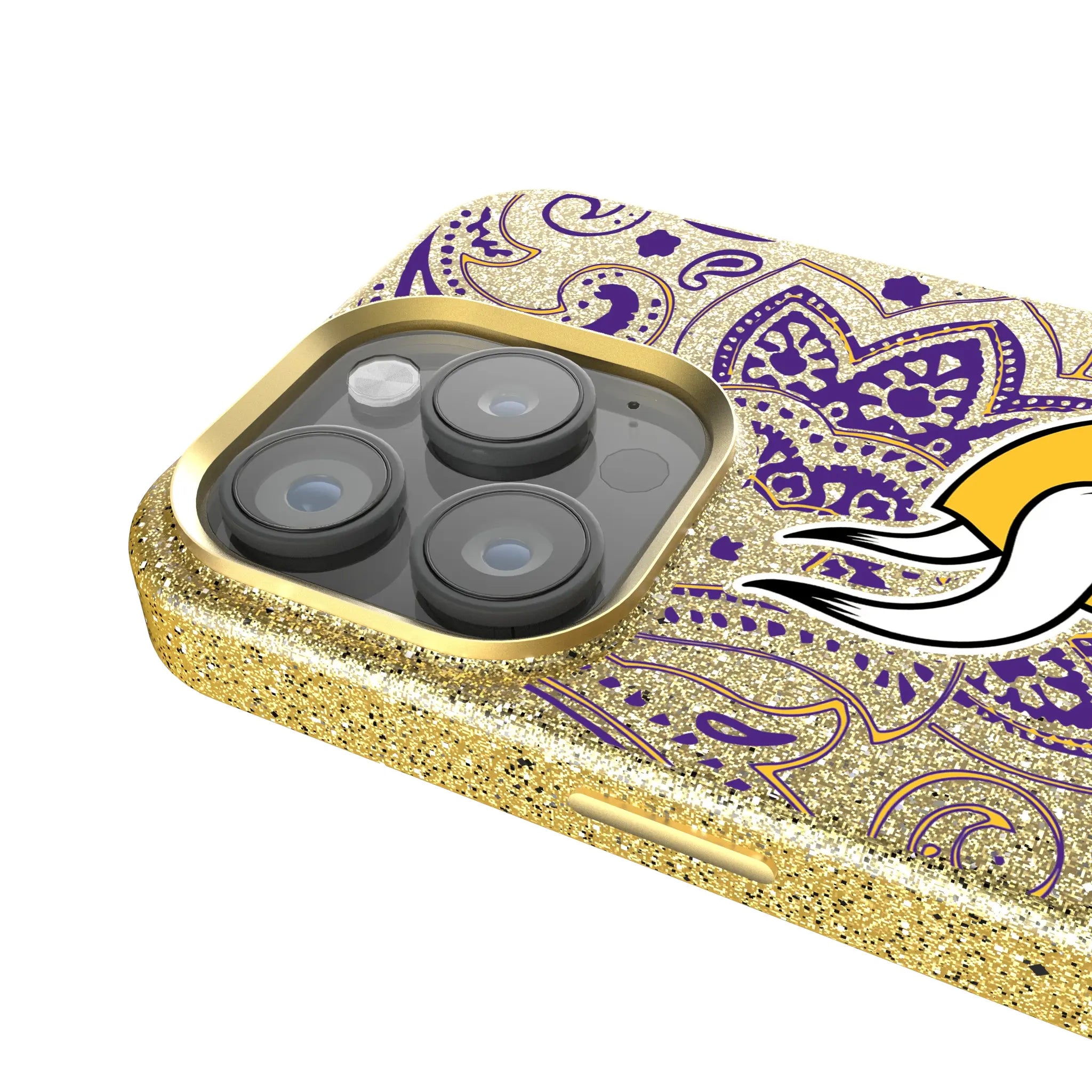 Minnesota Vikings Paisley Bling Phone Case