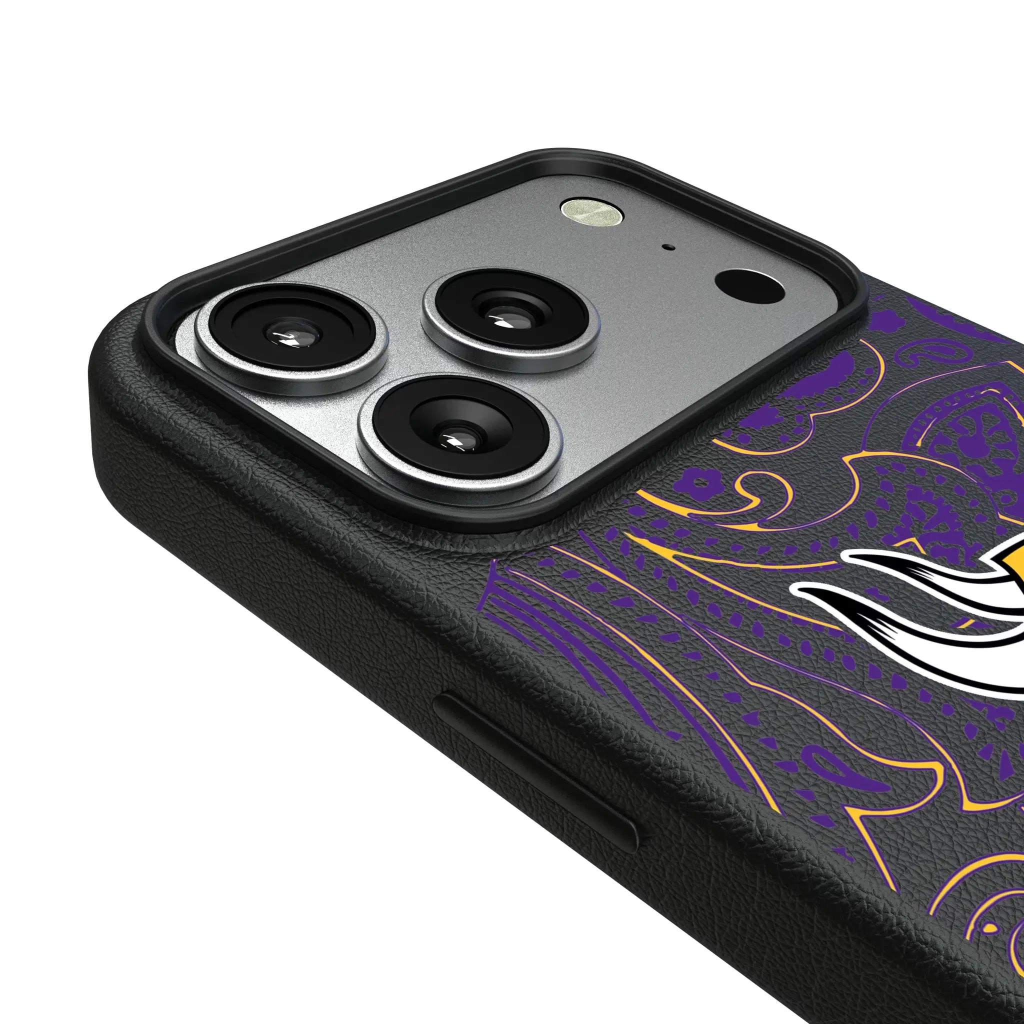 Minnesota Vikings Paisley MagSafe Compatible Phone Case for Apple iPhone