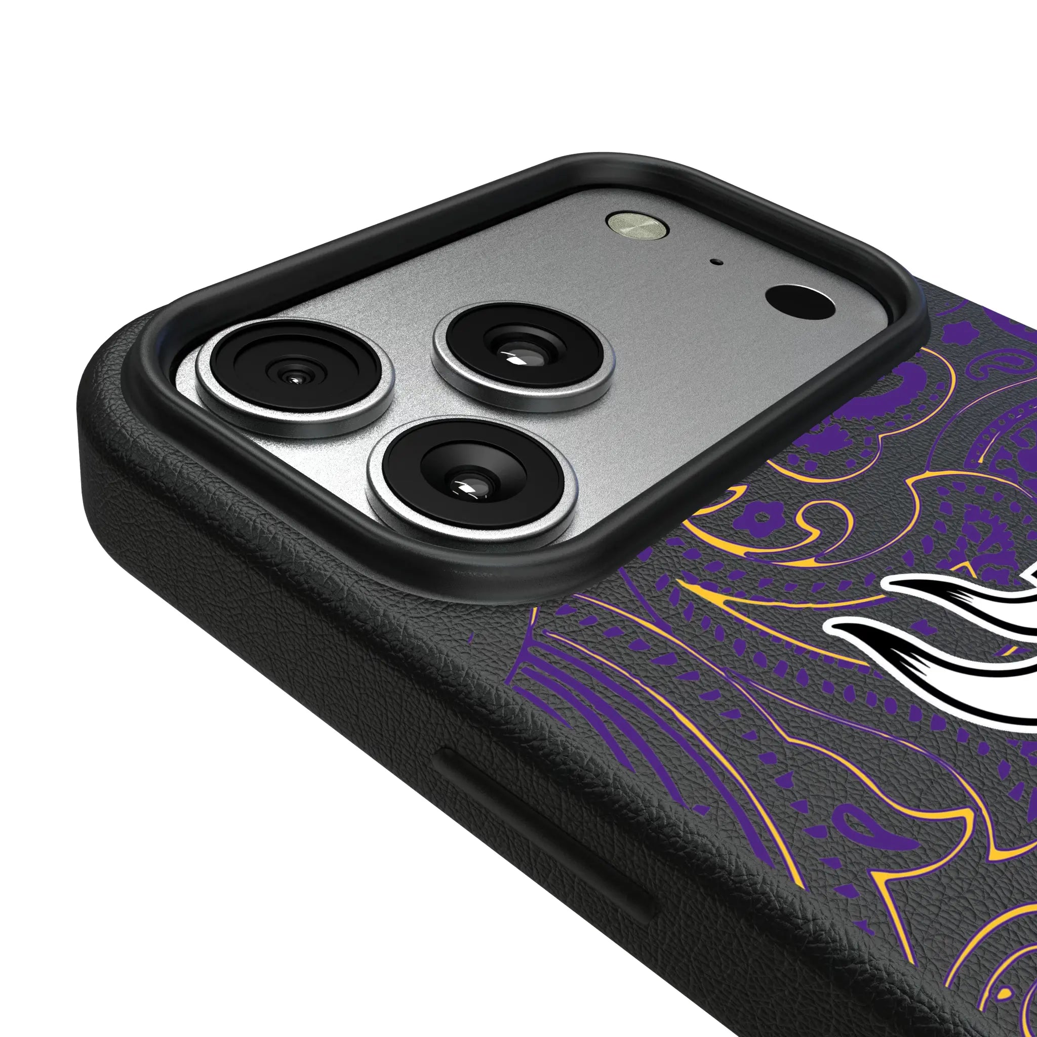 Minnesota Vikings Paisley MagSafe Compatible Phone Case for Apple iPhone