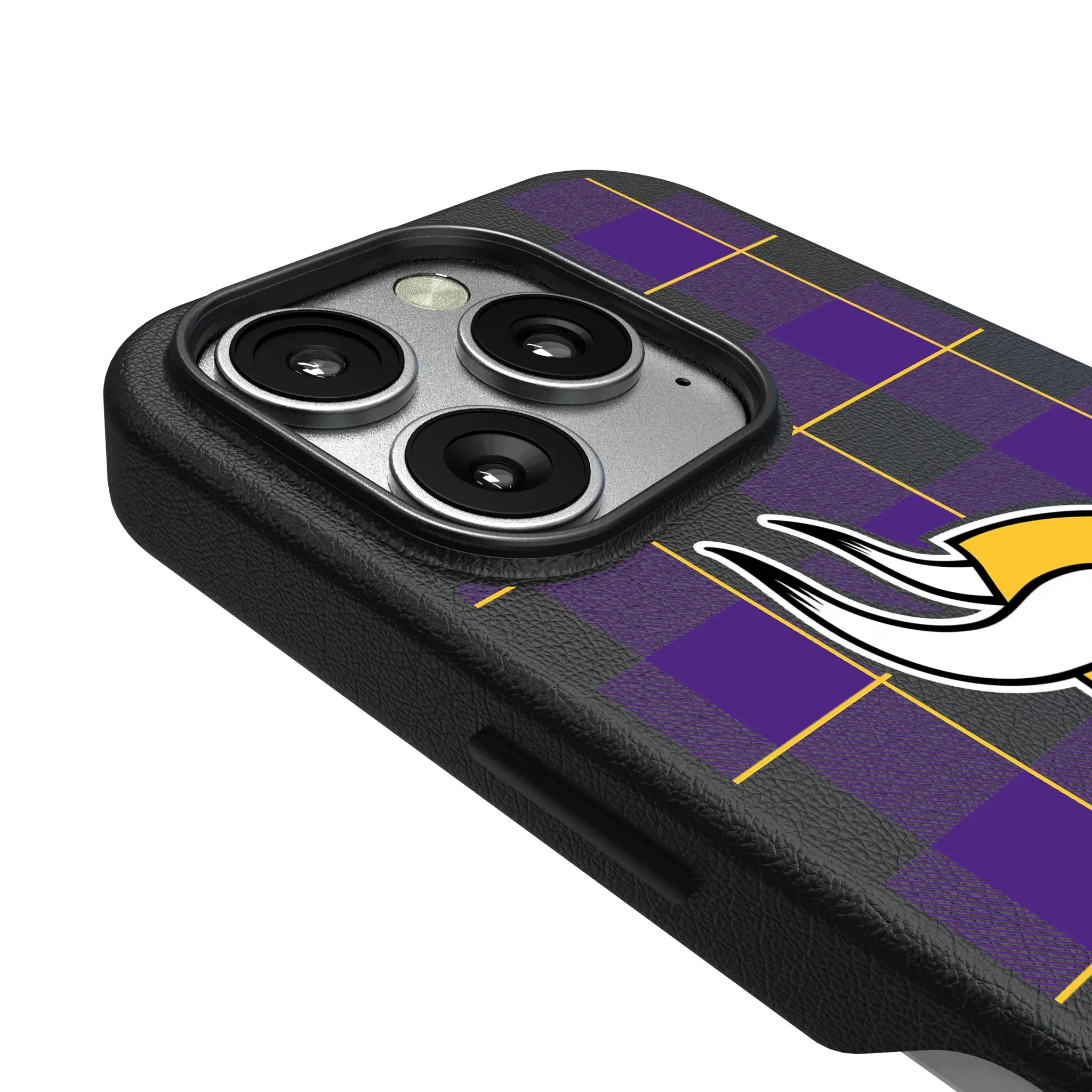 Minnesota Vikings Plaid MagSafe Compatible Phone Case for Apple iPhone