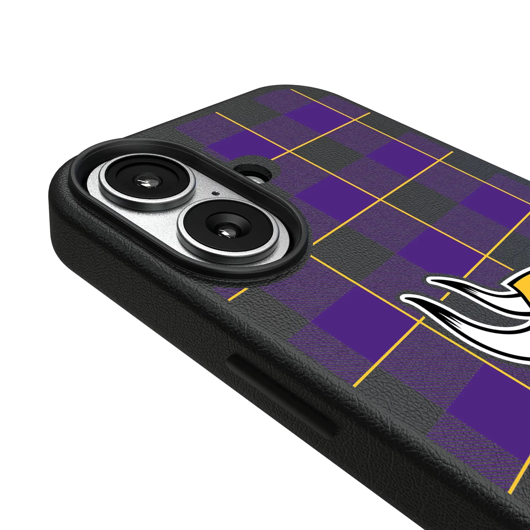 Minnesota Vikings Plaid MagSafe Compatible Phone Case for Apple iPhone