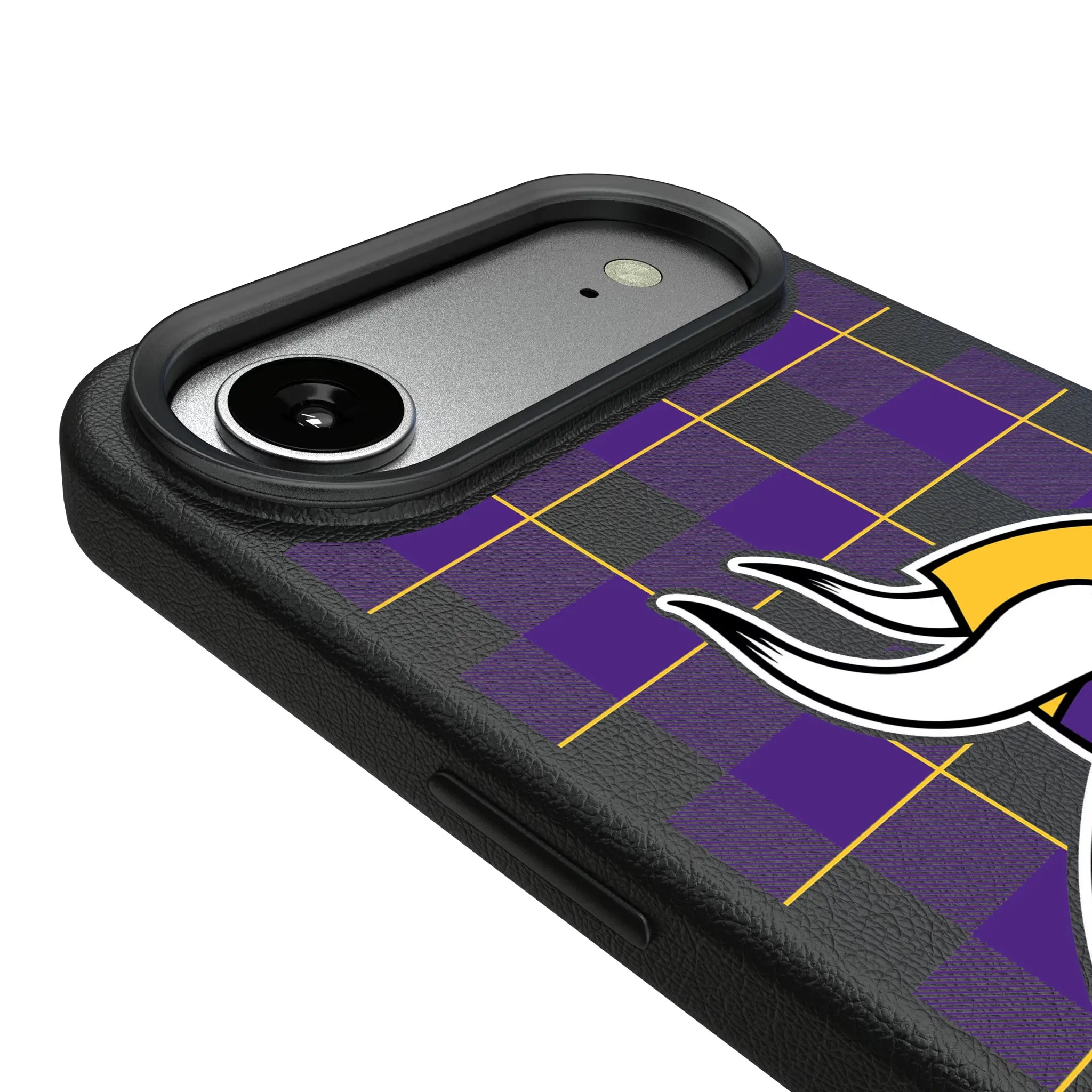 Minnesota Vikings Plaid MagSafe Compatible Phone Case for Apple iPhone