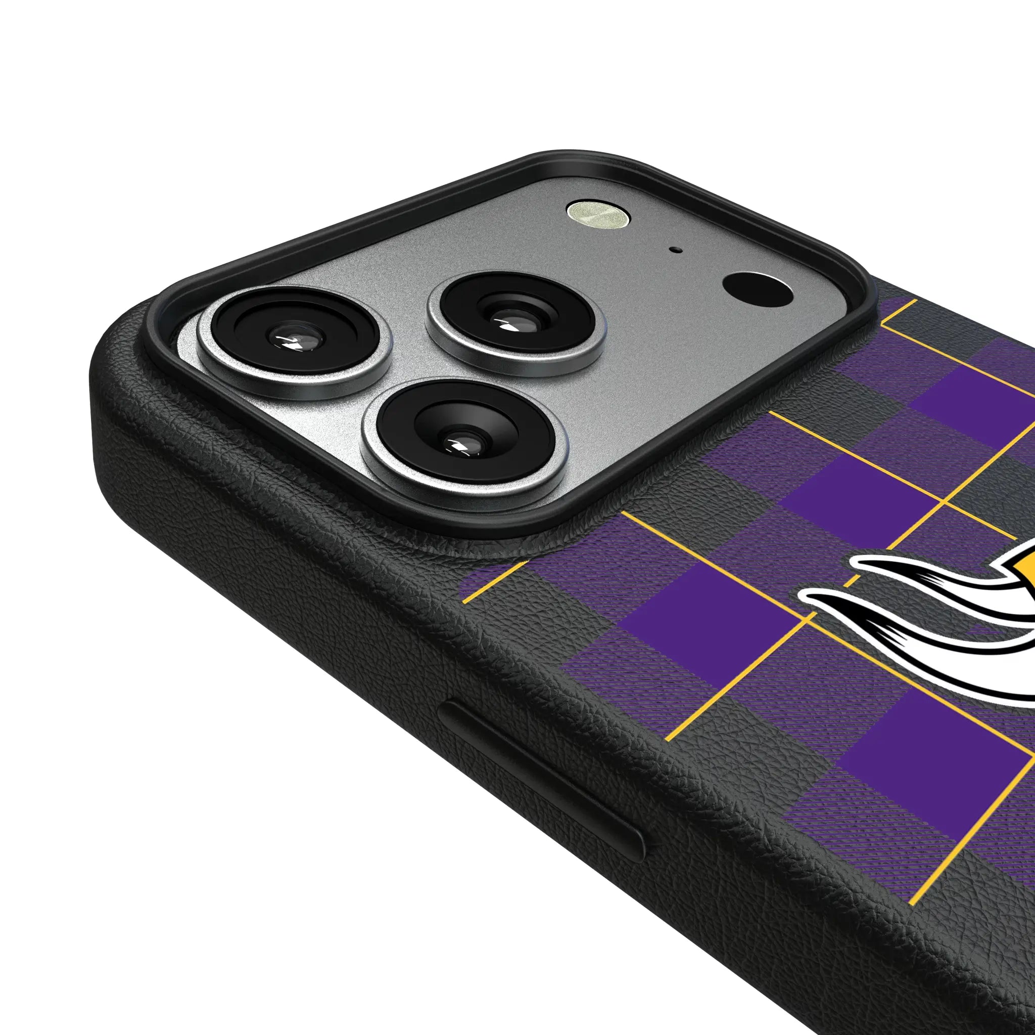 Minnesota Vikings Plaid MagSafe Compatible Phone Case for Apple iPhone
