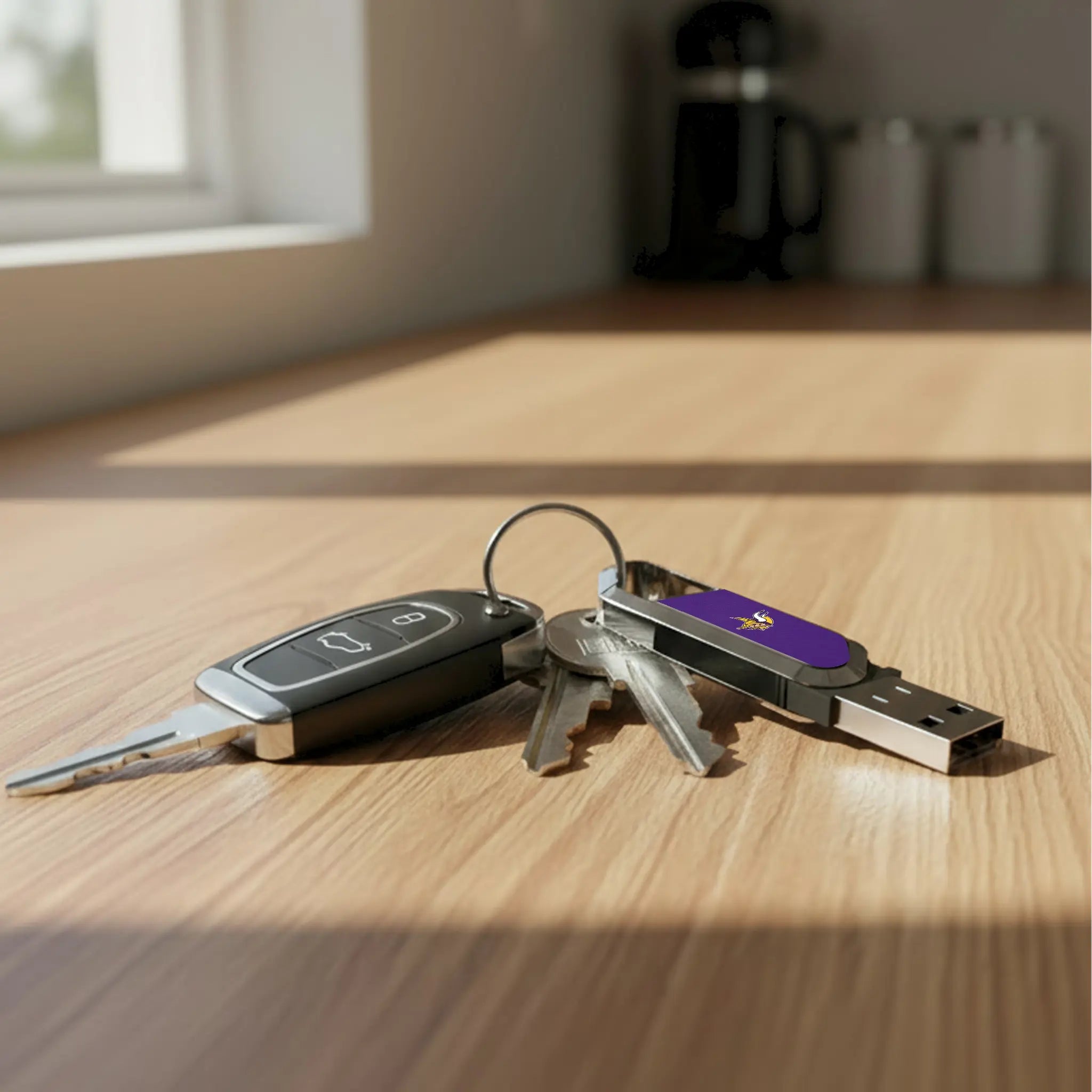 Minnesota Vikings Solid USB 32GB Clip Style Flash Drive