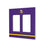 Minnesota Vikings Stripe Hidden-Screw Light Switch Plate - Sports Gifts, Sports Memorabilia, Sports Collectibles, Fan Shop
