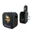 Minnesota Vikings Text Backdrop 2 in 1 USB A/C Charger