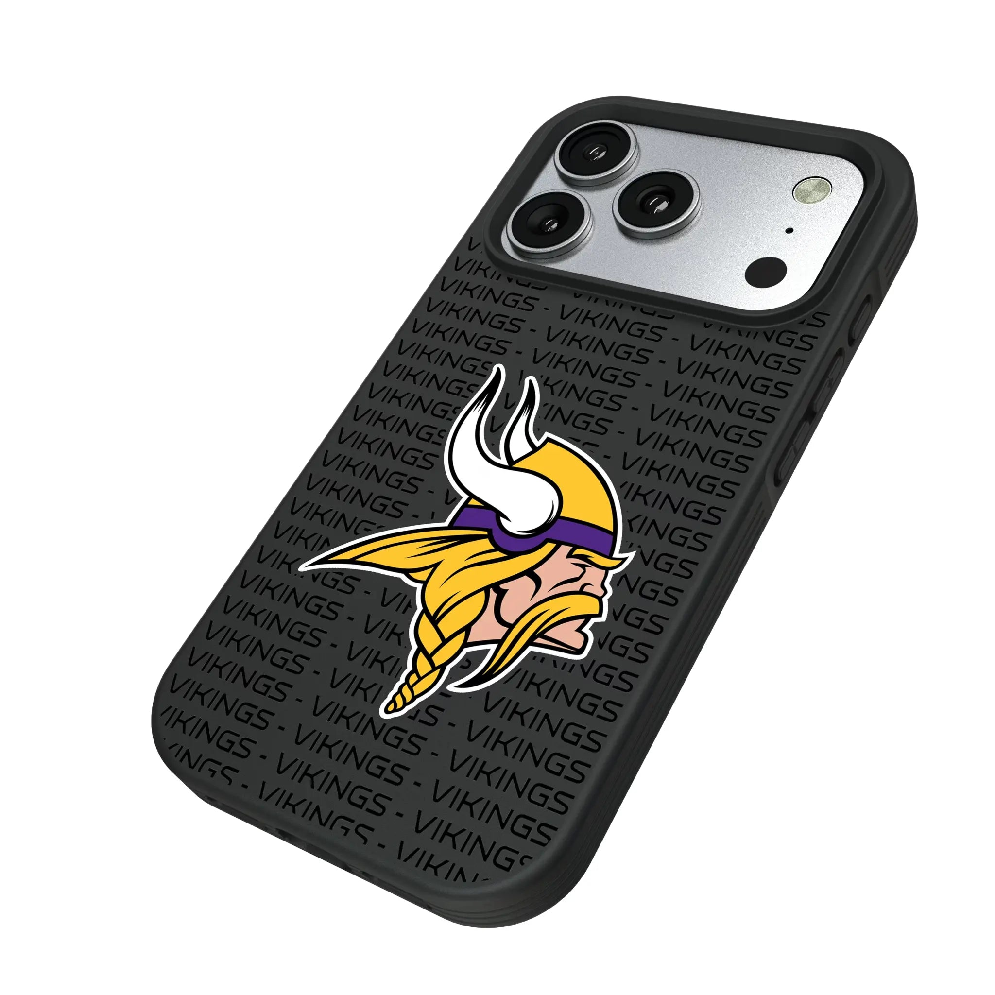 Minnesota Vikings Text Backdrop Bump Phone Case