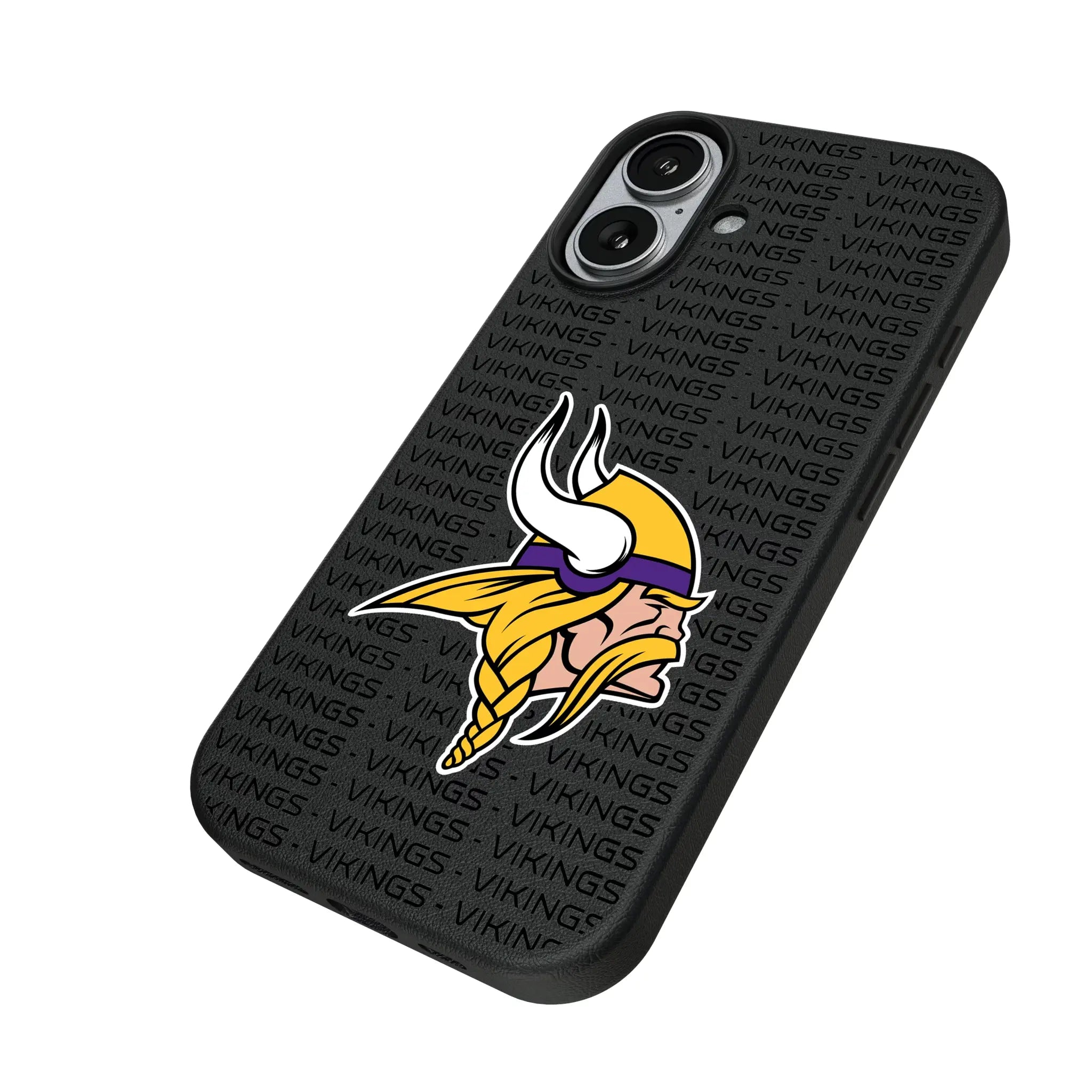 Minnesota Vikings Text Backdrop MagSafe Compatible Phone Case for Apple iPhone