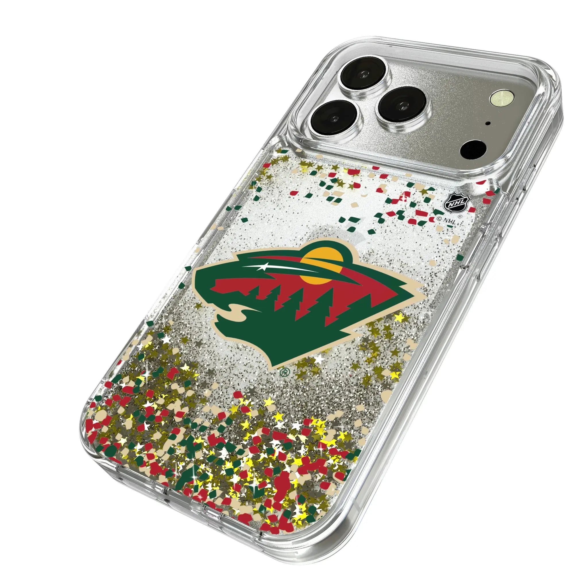 Minnesota Wild Confetti Glitter Phone Case