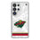 Minnesota Wild Ice Stripe Clear Phone Case for Samsung Galaxy