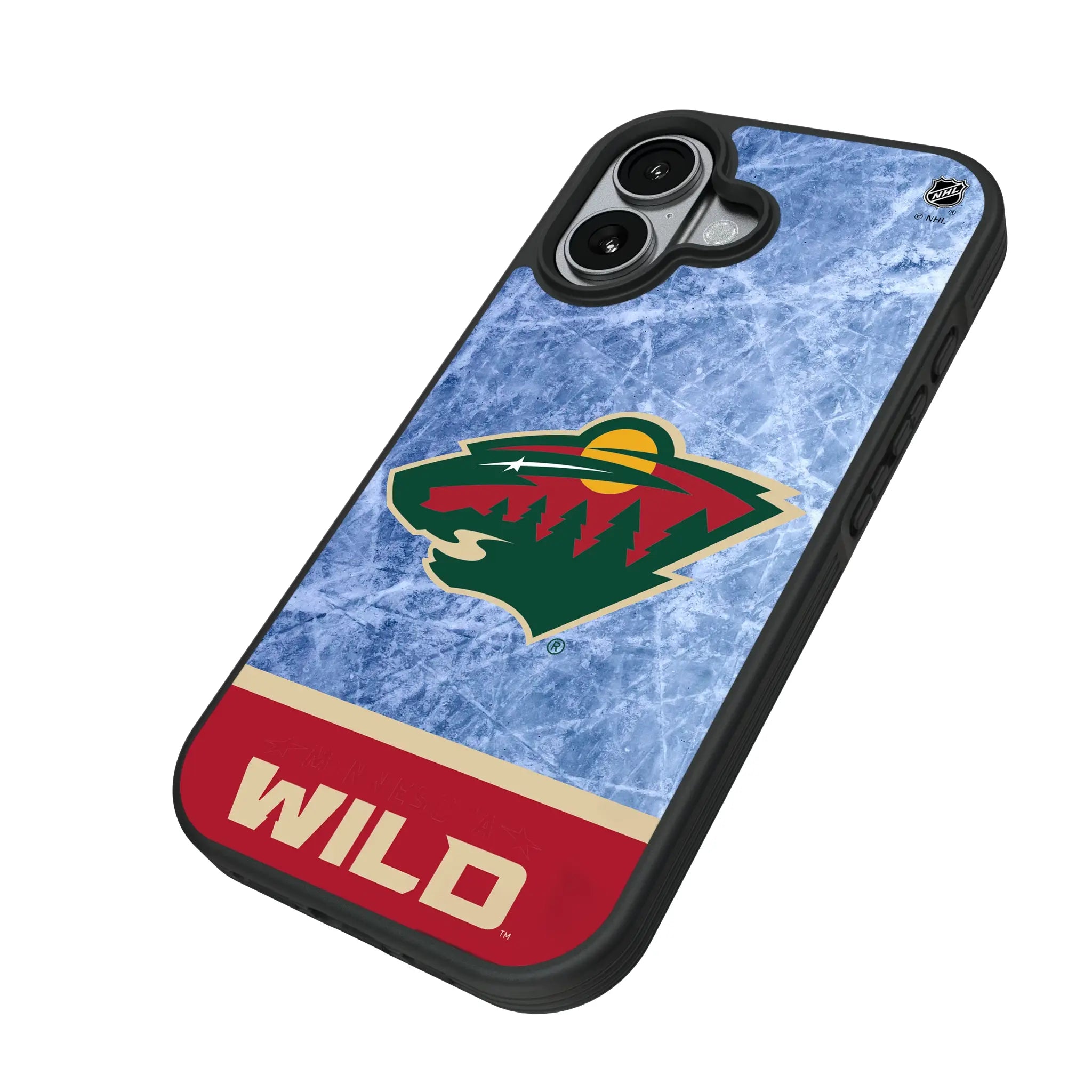 Minnesota Wild Ice Wordmark Bump Phone Case