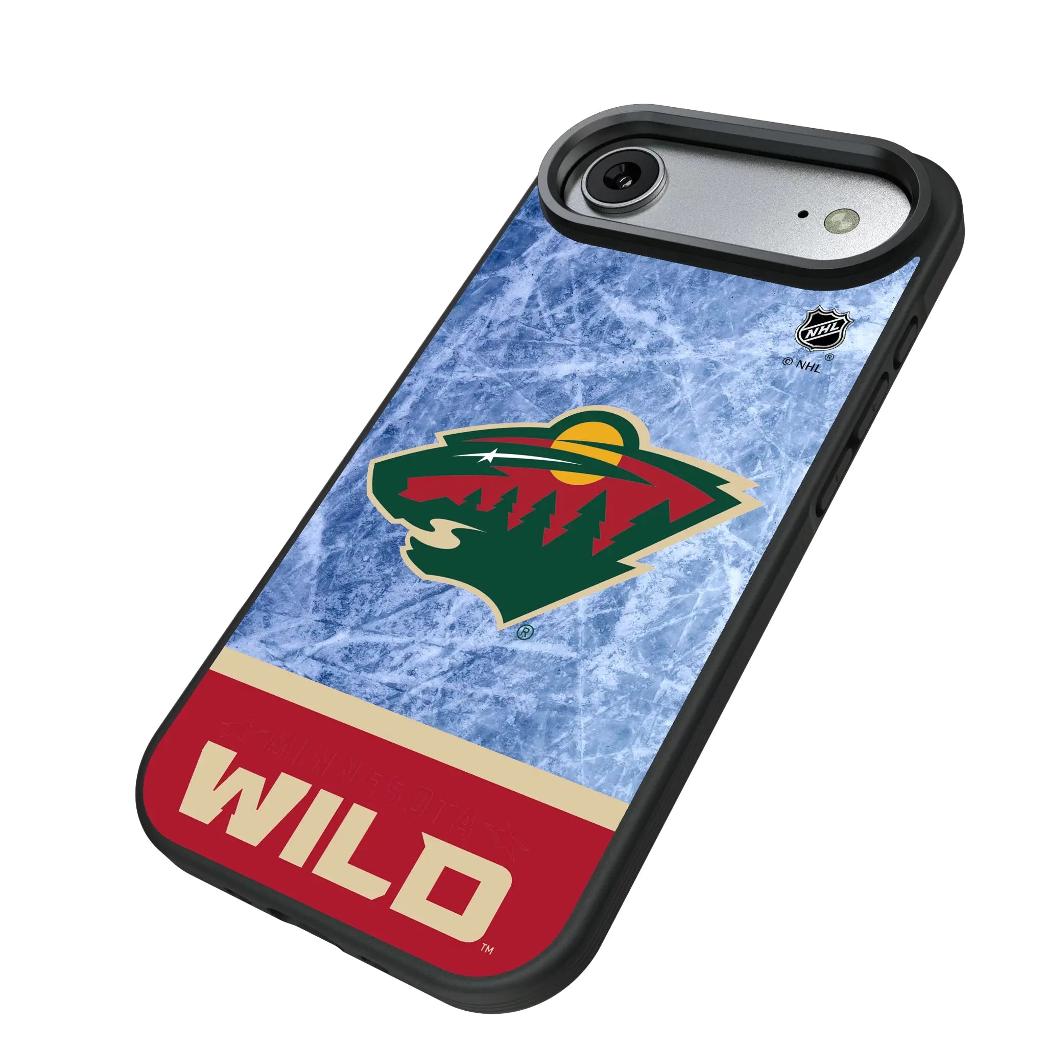Minnesota Wild Ice Wordmark Bump Phone Case