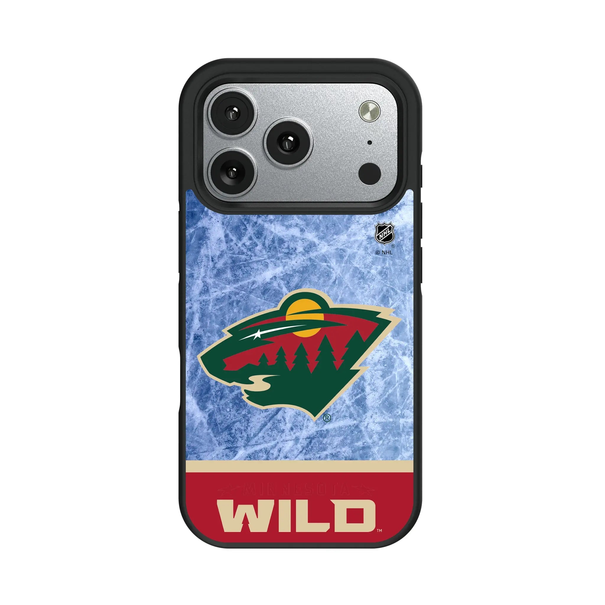 Minnesota Wild Ice Wordmark Bump Phone Case