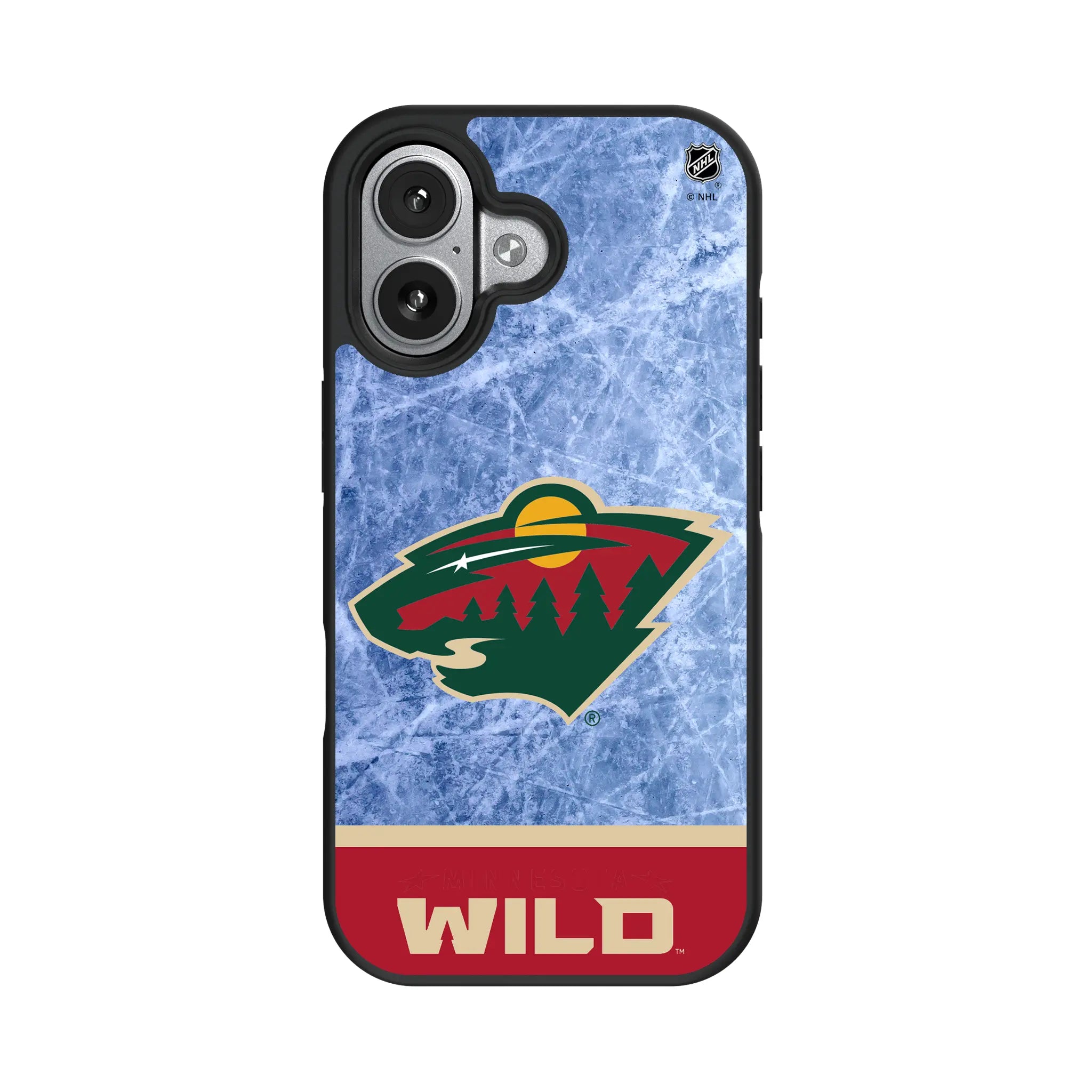 Minnesota Wild Ice Wordmark Bump Phone Case