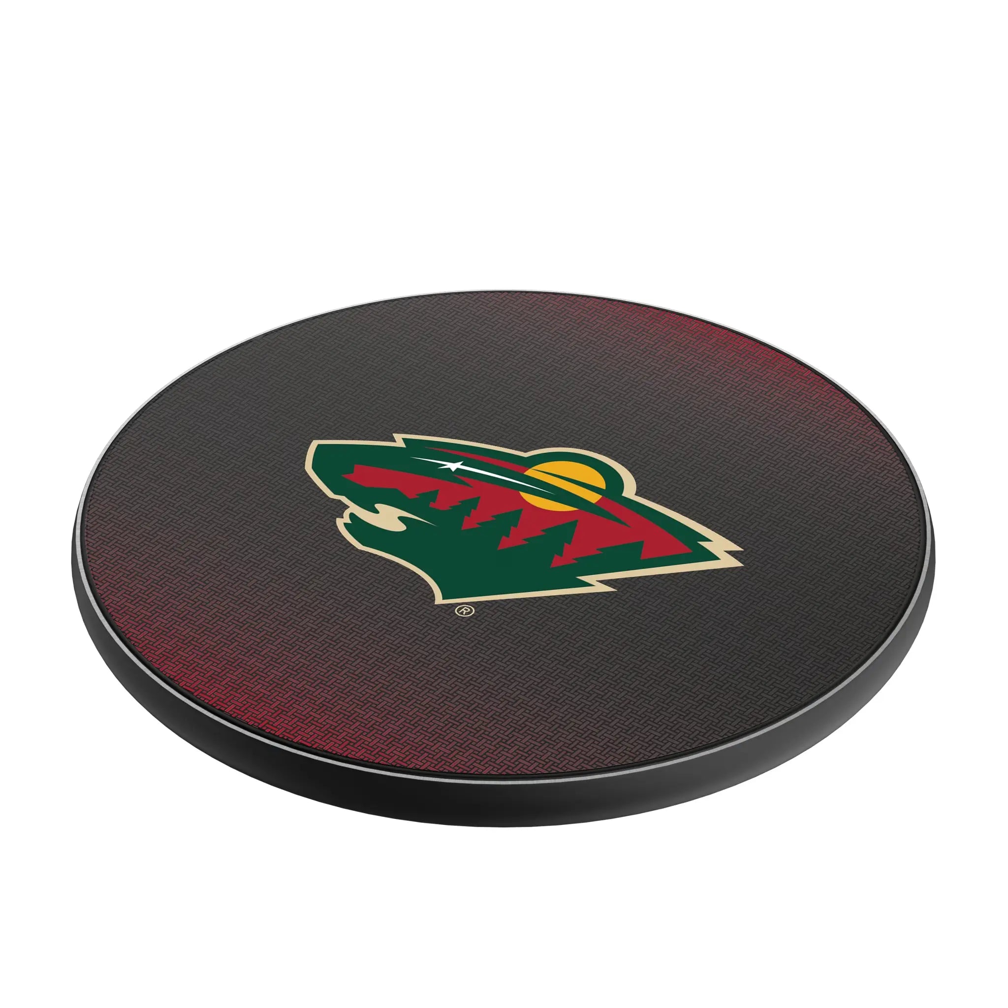 Minnesota Wild Linen 15-Watt Wireless Charger