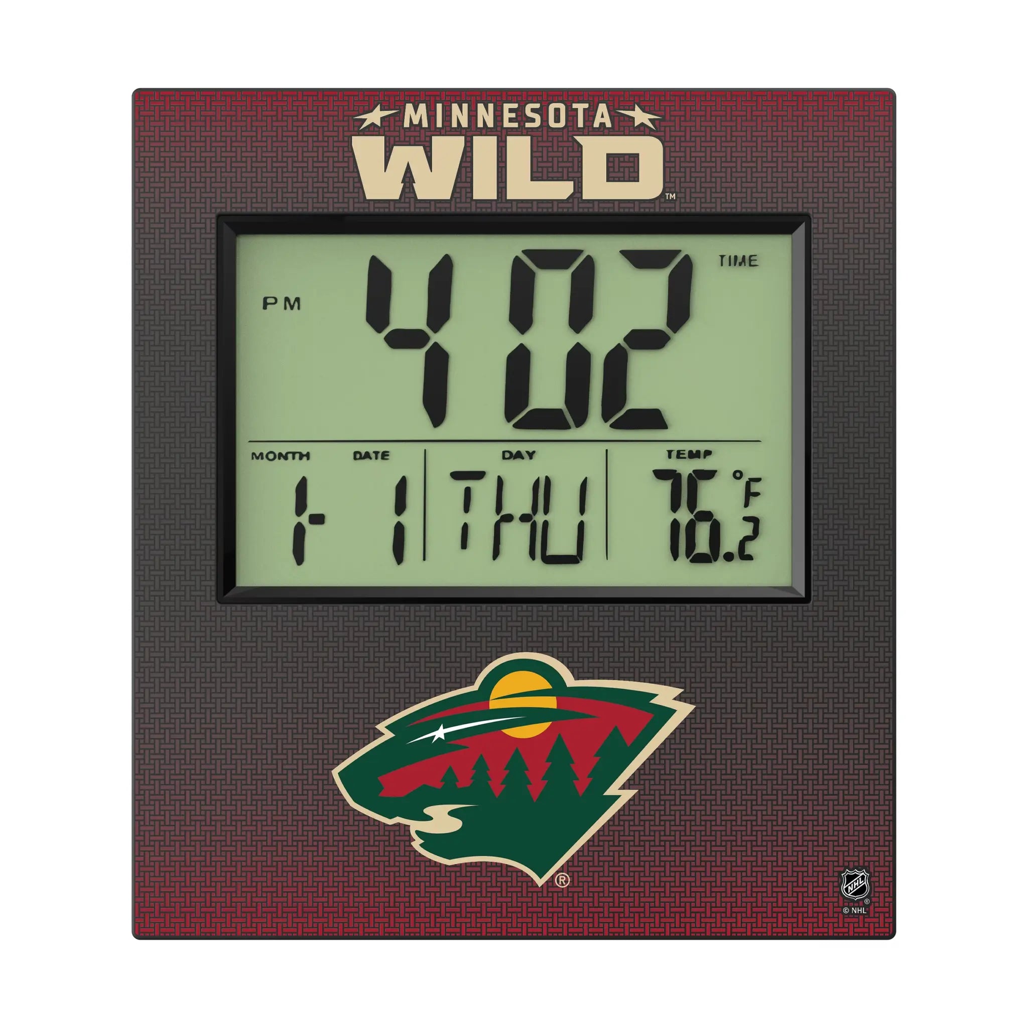 Minnesota Wild Linen Wall Clock