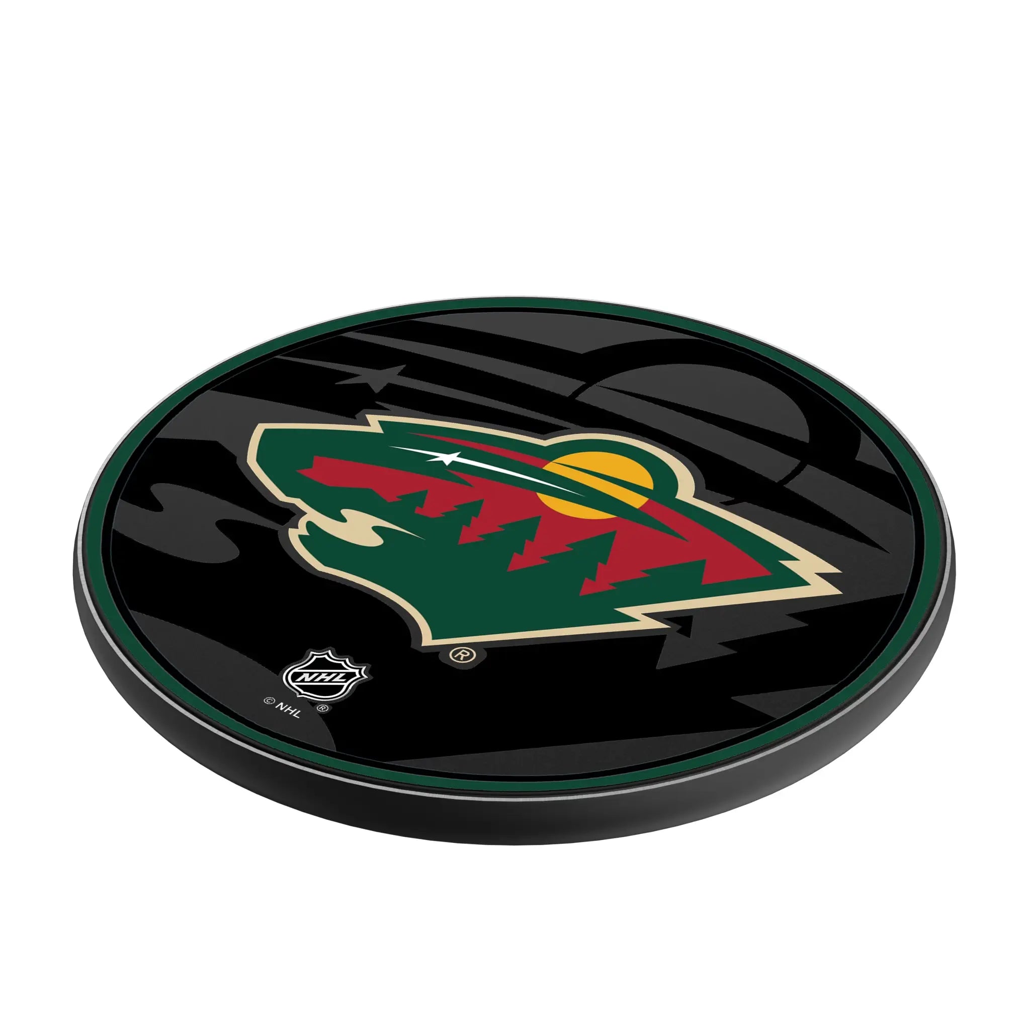 Minnesota Wild Monocolor Tilt 15-Watt Wireless Charger