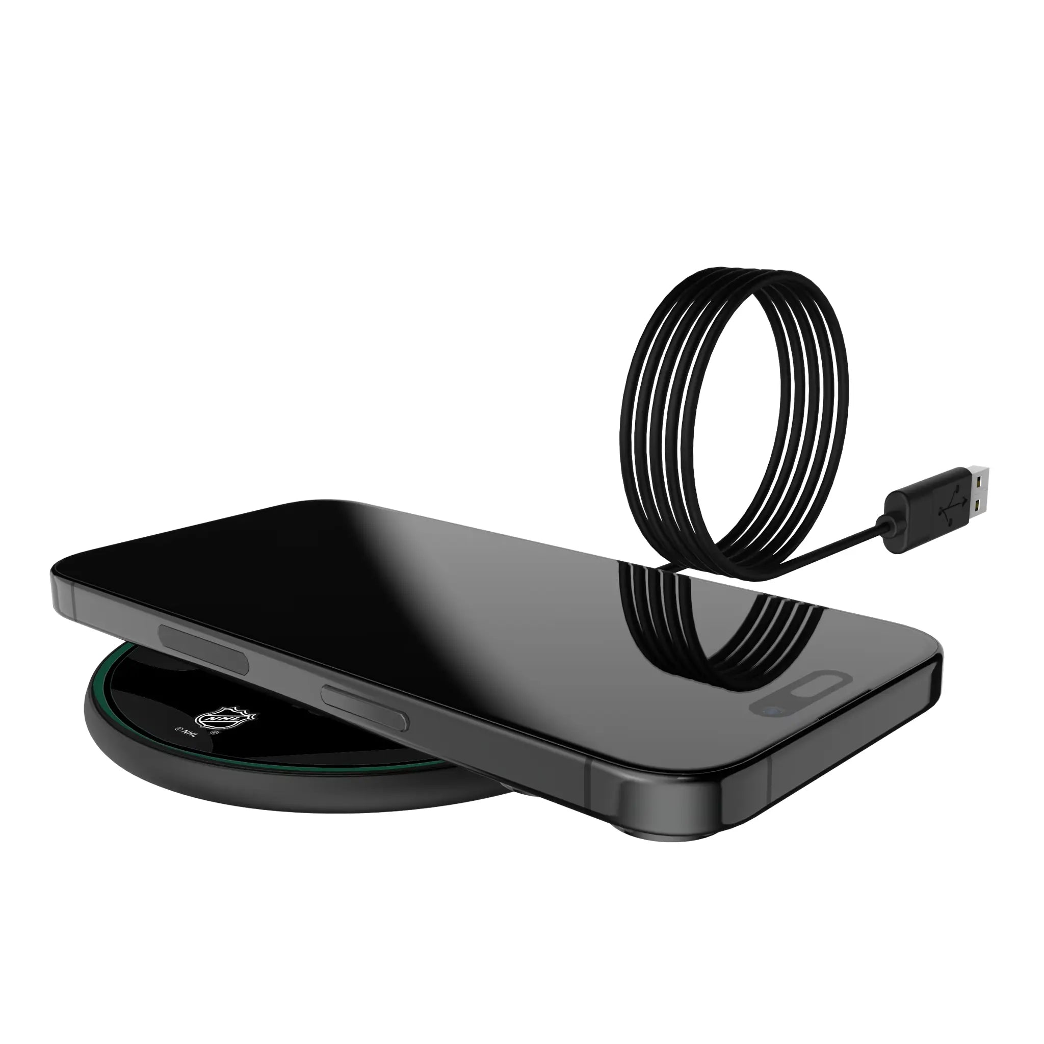 Minnesota Wild Monocolor Tilt 15-Watt Wireless Charger