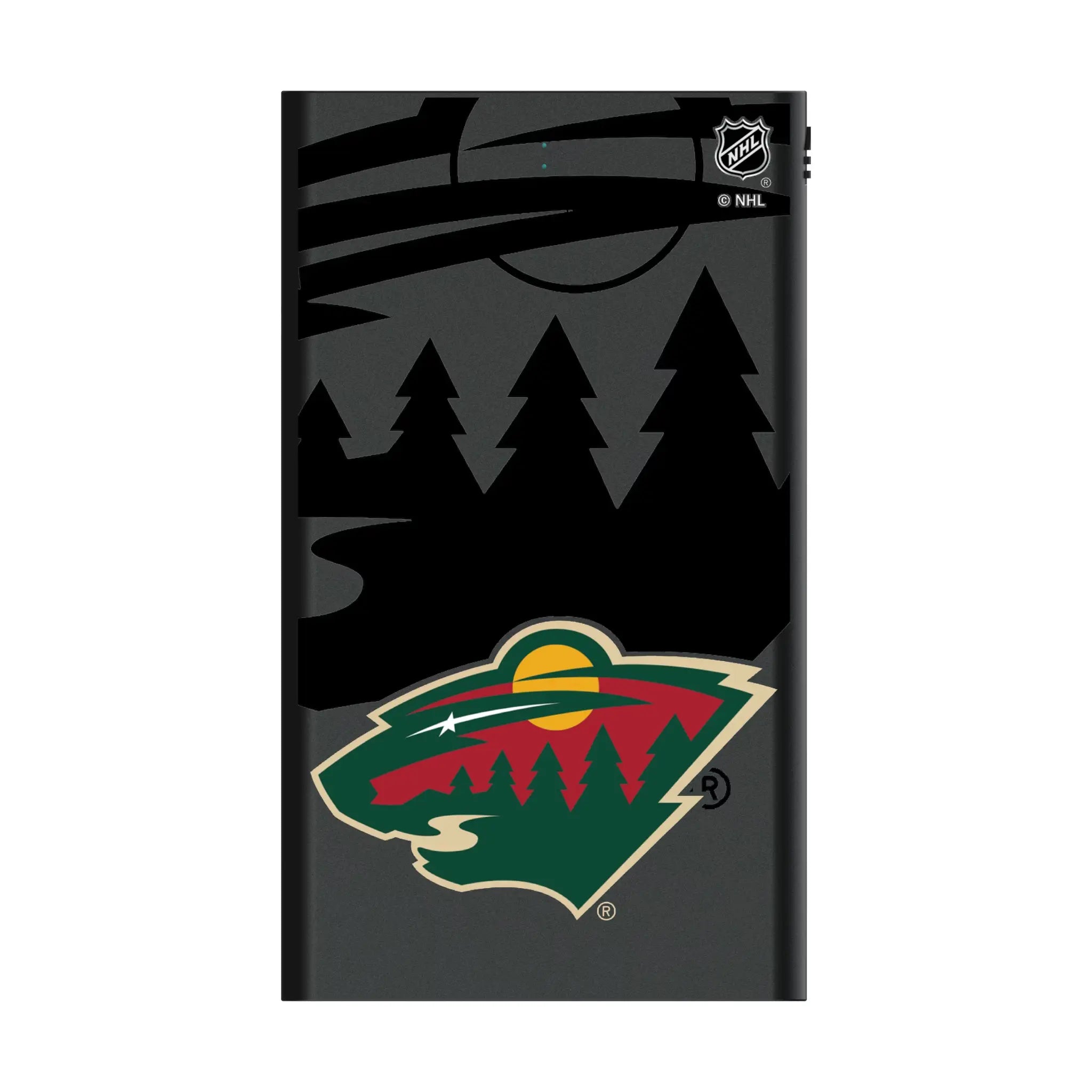 Minnesota Wild Monocolor Tilt 5000mAh Flat Powerbank