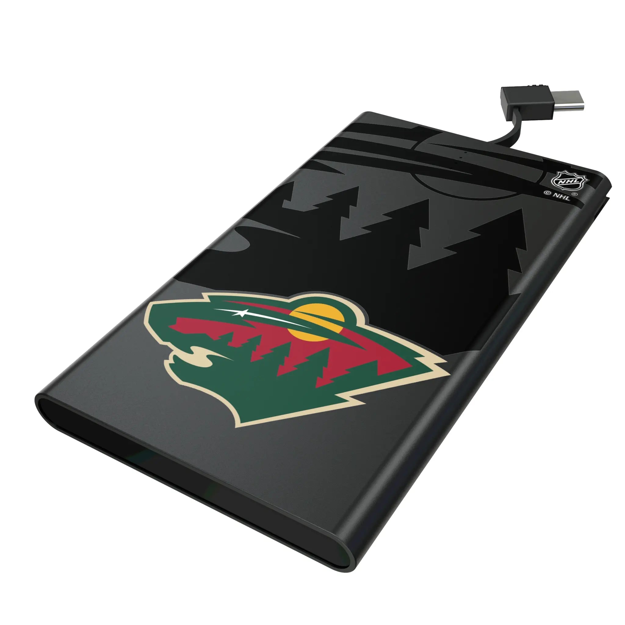 Minnesota Wild Monocolor Tilt 5000mAh Flat Powerbank