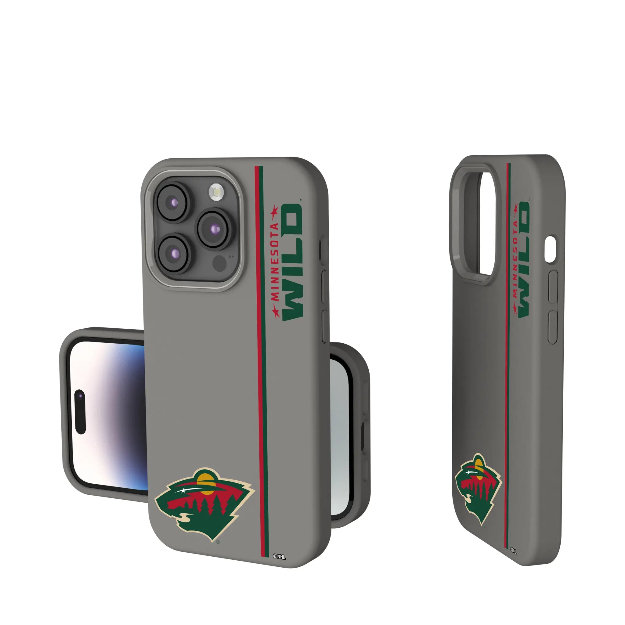 Minnesota Wild Sidebar Soft Touch Phone Case