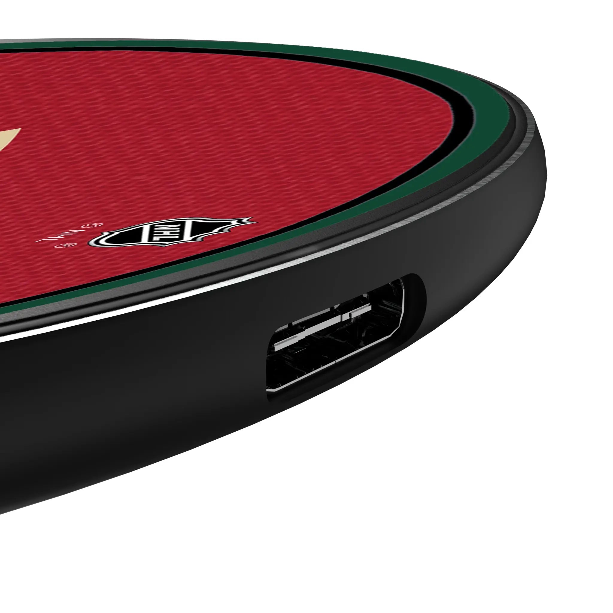 Minnesota Wild Stripe 15-Watt Wireless Charger