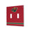Minnesota Wild Stripe Hidden-Screw Light Switch Plate