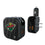 Minnesota Wild Text Backdrop 2 in 1 USB A/C Charger