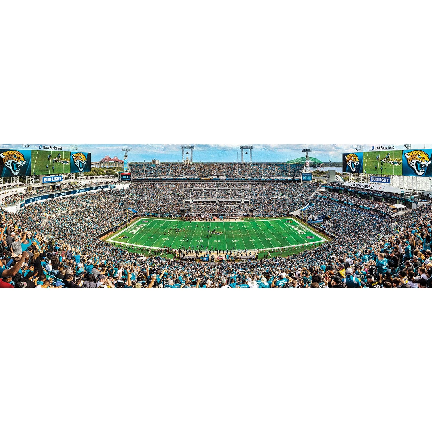 Jacksonville Jaguars 1000 Piece Panoramic Jigsaw Puzzle
