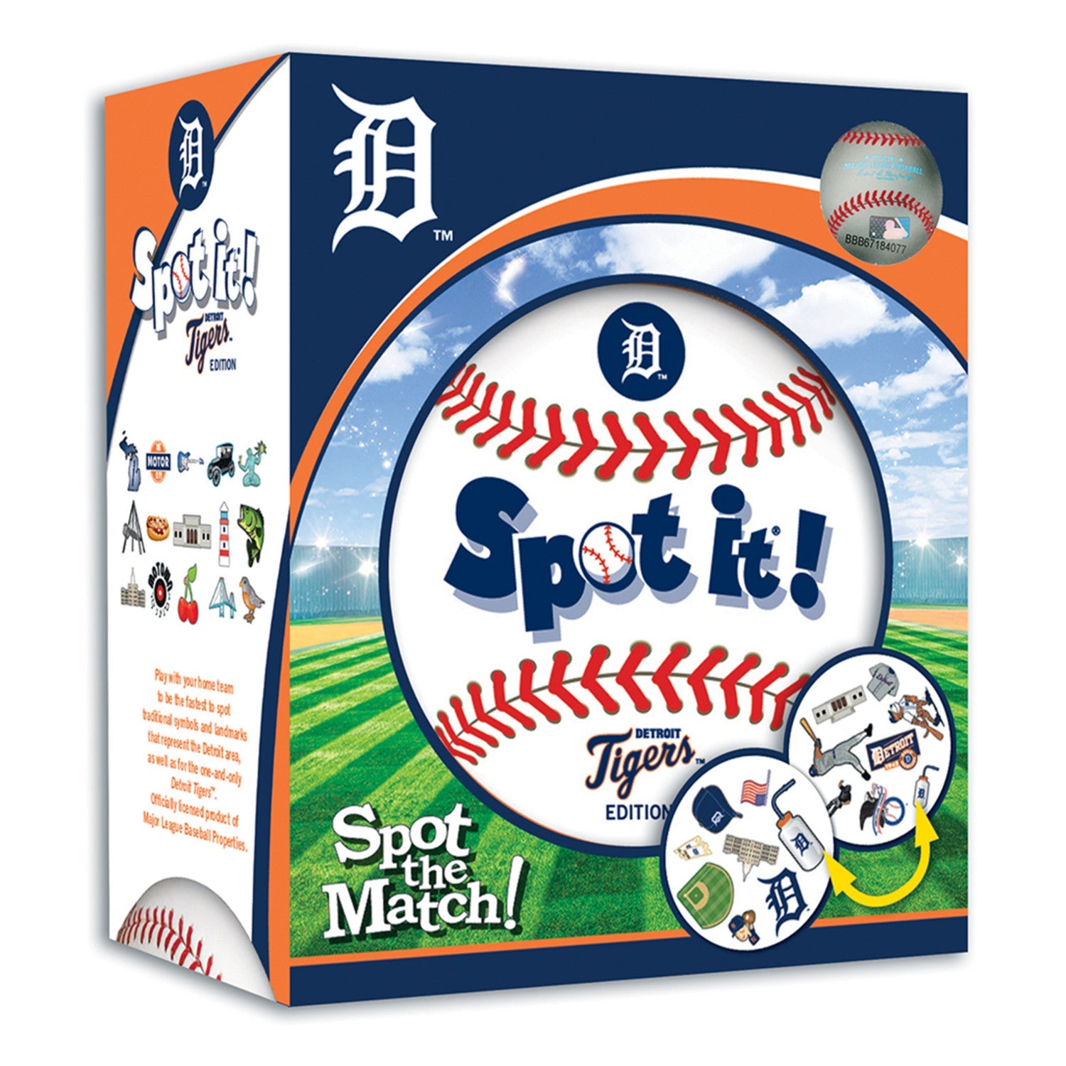 Detroit Tigers Spot It! Card Game - 757 Sports Collectibles