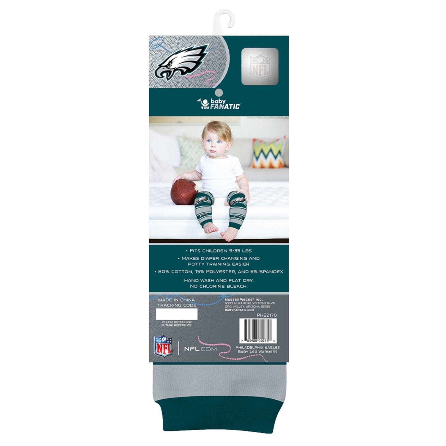 Philadelphia Eagles Baby Leg Warmers - NFL Team Spirit for Little Fans