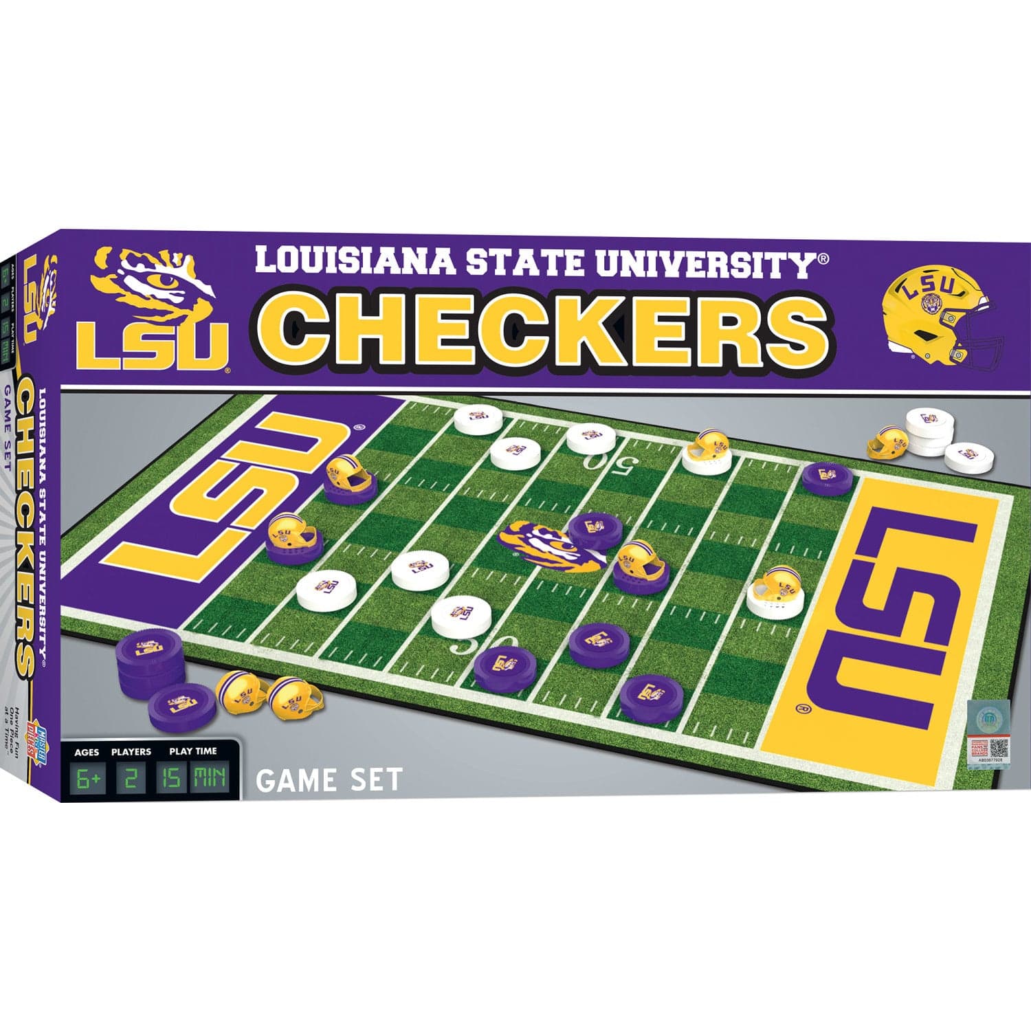 LSU Tigers Checkers Game - Sports Gifts, Sports Memorabilia, Sports Collectibles, Fan Shop
