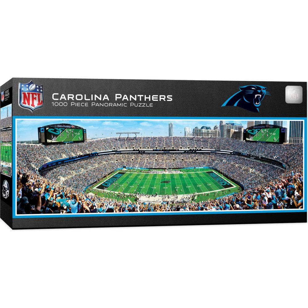 Carolina Panthers - 1000 Piece Panoramic Jigsaw Puzzle - Center View