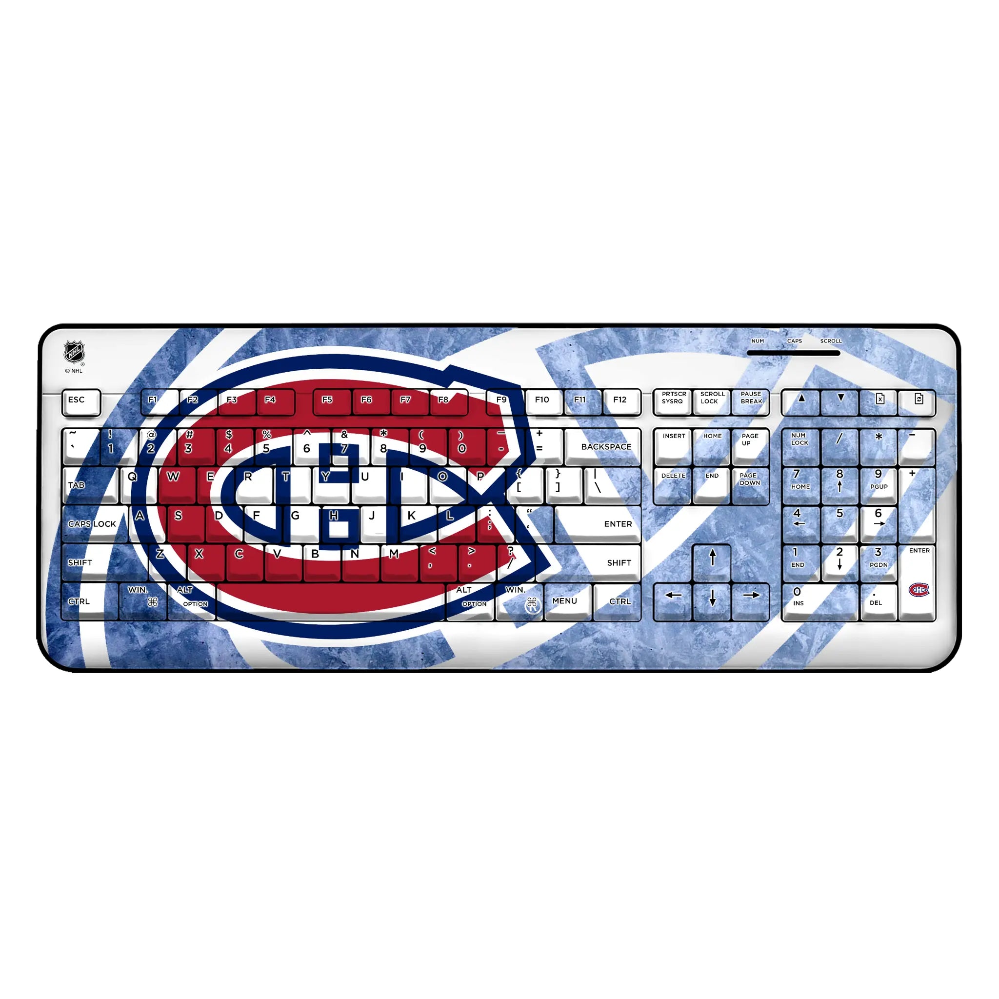Montreal Canadiens Ice Tilt Wireless USB Keyboard