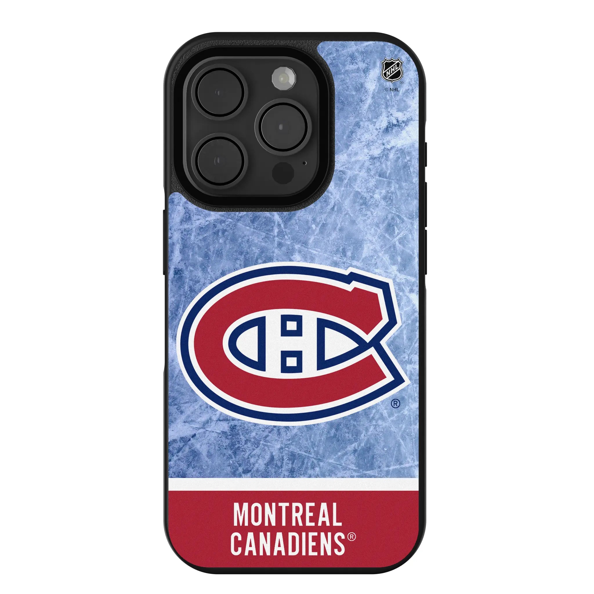 Montreal Canadiens Ice Wordmark Bump Phone Case