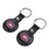 Montreal Canadiens Insignia Black Airtag Holder 2-Pack