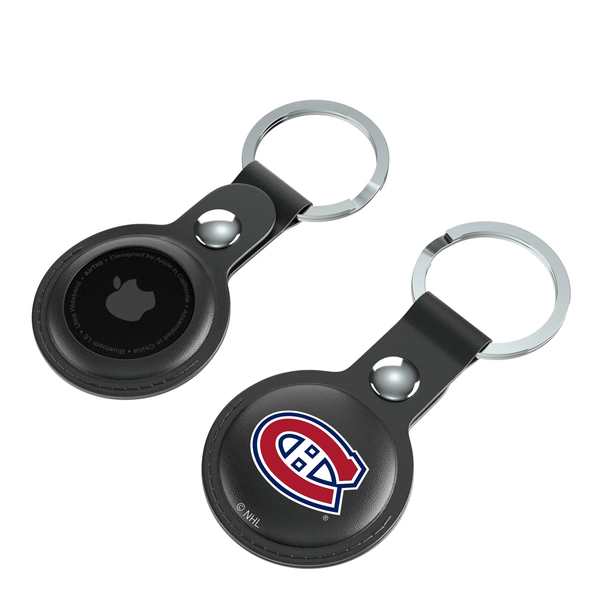 Montreal Canadiens Insignia Black Airtag Holder 2-Pack