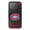 Montreal Canadiens Linen Bling Phone Case for Apple iPhone