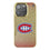 Montreal Canadiens Linen Bling Phone Case for Apple iPhone