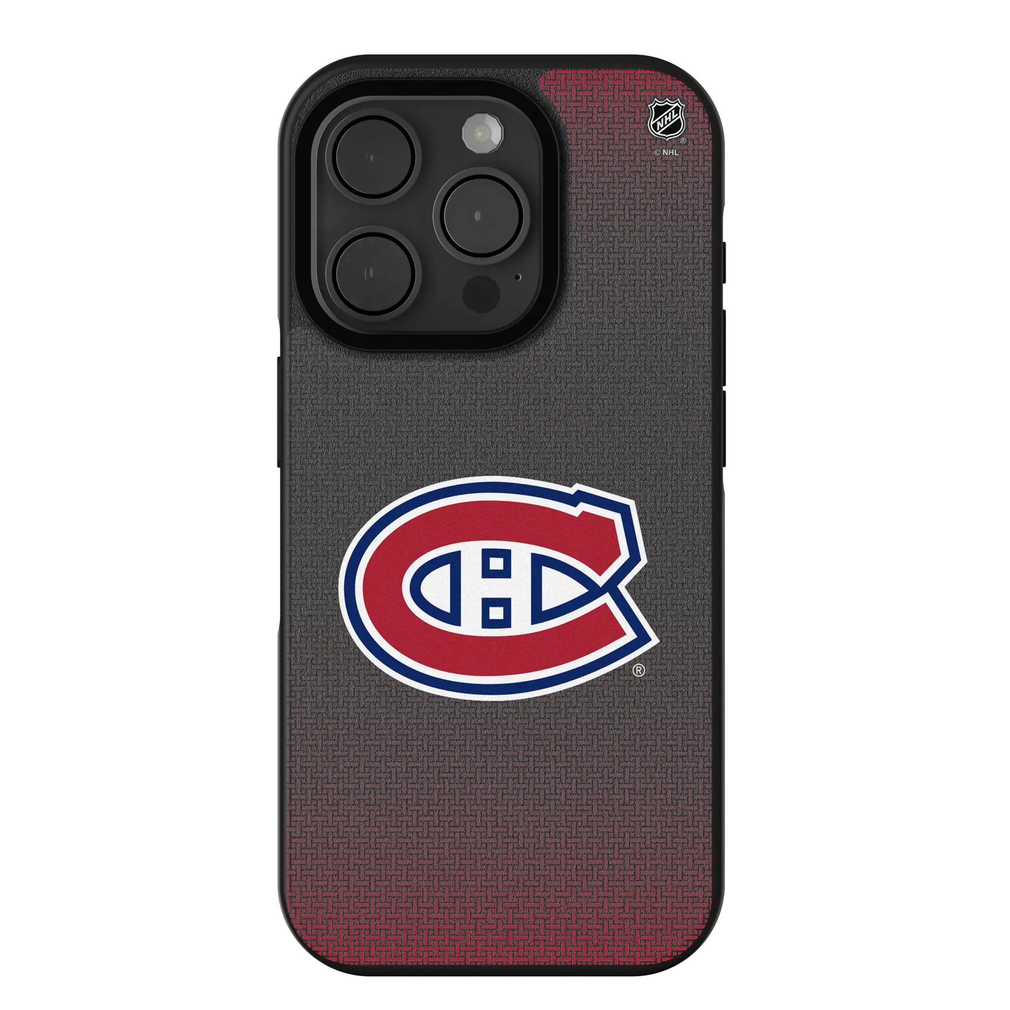 Montreal Canadiens Linen Bump Phone Case
