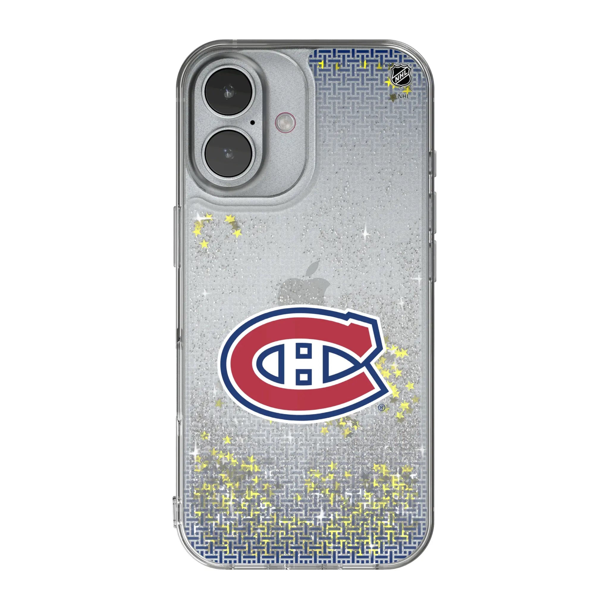 Montreal Canadiens Linen Glitter Phone Case